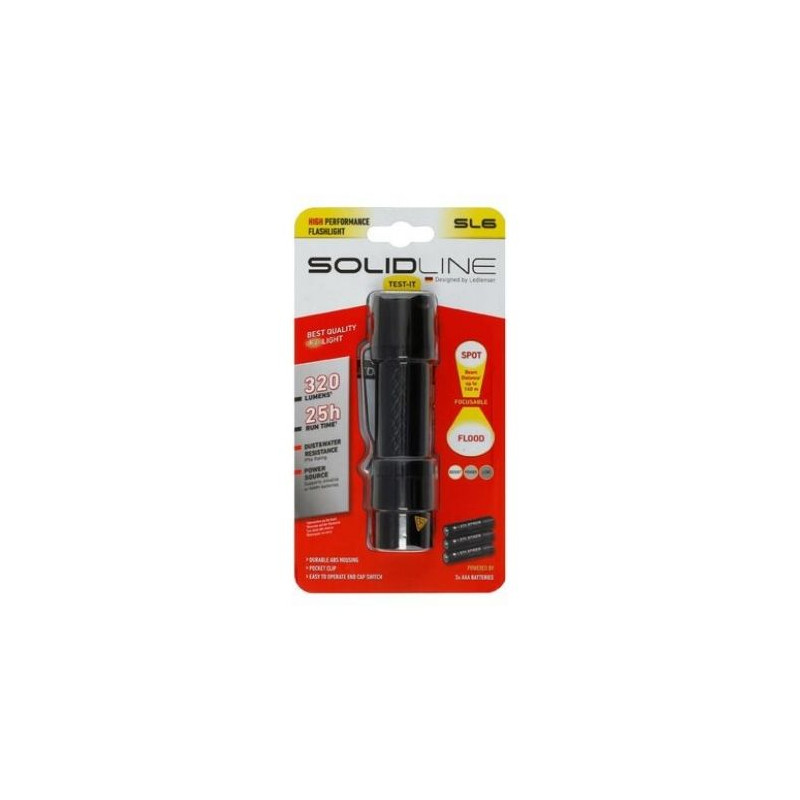 Linterna SL6 320Lm Policarbonato SolidLine LEDLENSER