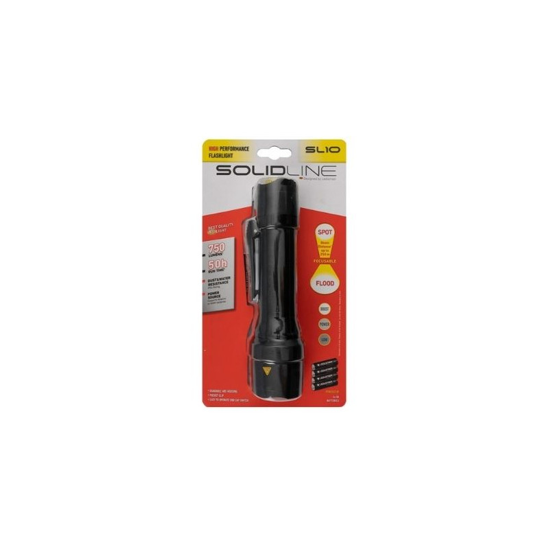 Linterna SL10 750Lm Policarbonato SolidLine LEDLENSER