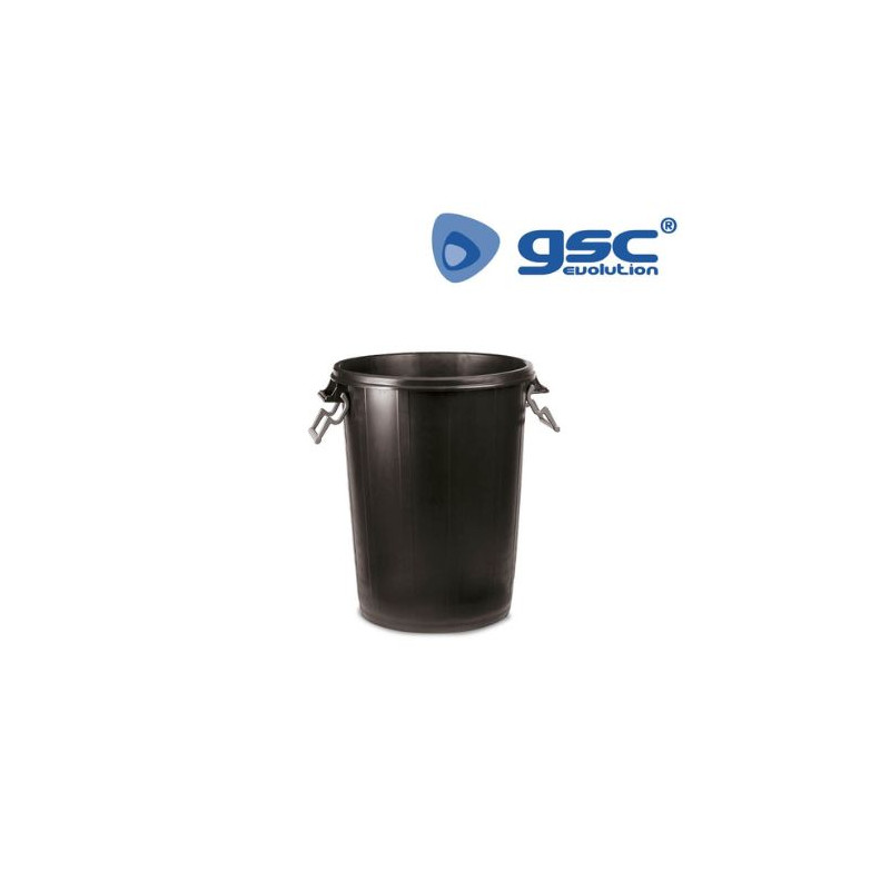 Cubo de basura SIN tapa plastico 100L GSC C1/1