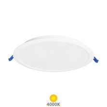 Downlight LED Redondo EMPOTRABLE 24W 4000K 2160Lm Marco Blanco Diámetro 220x27mm Belur GSC