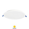 Downlight LED Redondo EMPOTRABLE 24W 4000K 2160Lm Marco Blanco Diámetro 220x27mm Belur GSC