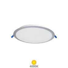 Downlight LED Redondo EMPOTRABLE 18w 4000K 1620Lm Marco Gris 220x27mm Belur GSC