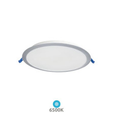 Downlight LED Redondo EMPOTRABLE 18w 6500K 1620Lm Marco Gris 220x27mm IP20 Belur GSC