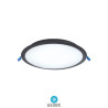 Downlight LED Redondo EMPOTRABLE 18w 6500K 1620Lm Marco Negro 220x27mm Belur GSC