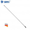 Palo para escoba / fregona universal titanio ergonomico 140 cm. blanco GSC C1/12