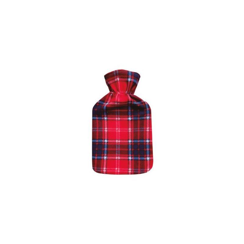 Bolsa de agua caliente 2 Litros 325x195mm Cuadro Escocés rojo VÄLINE